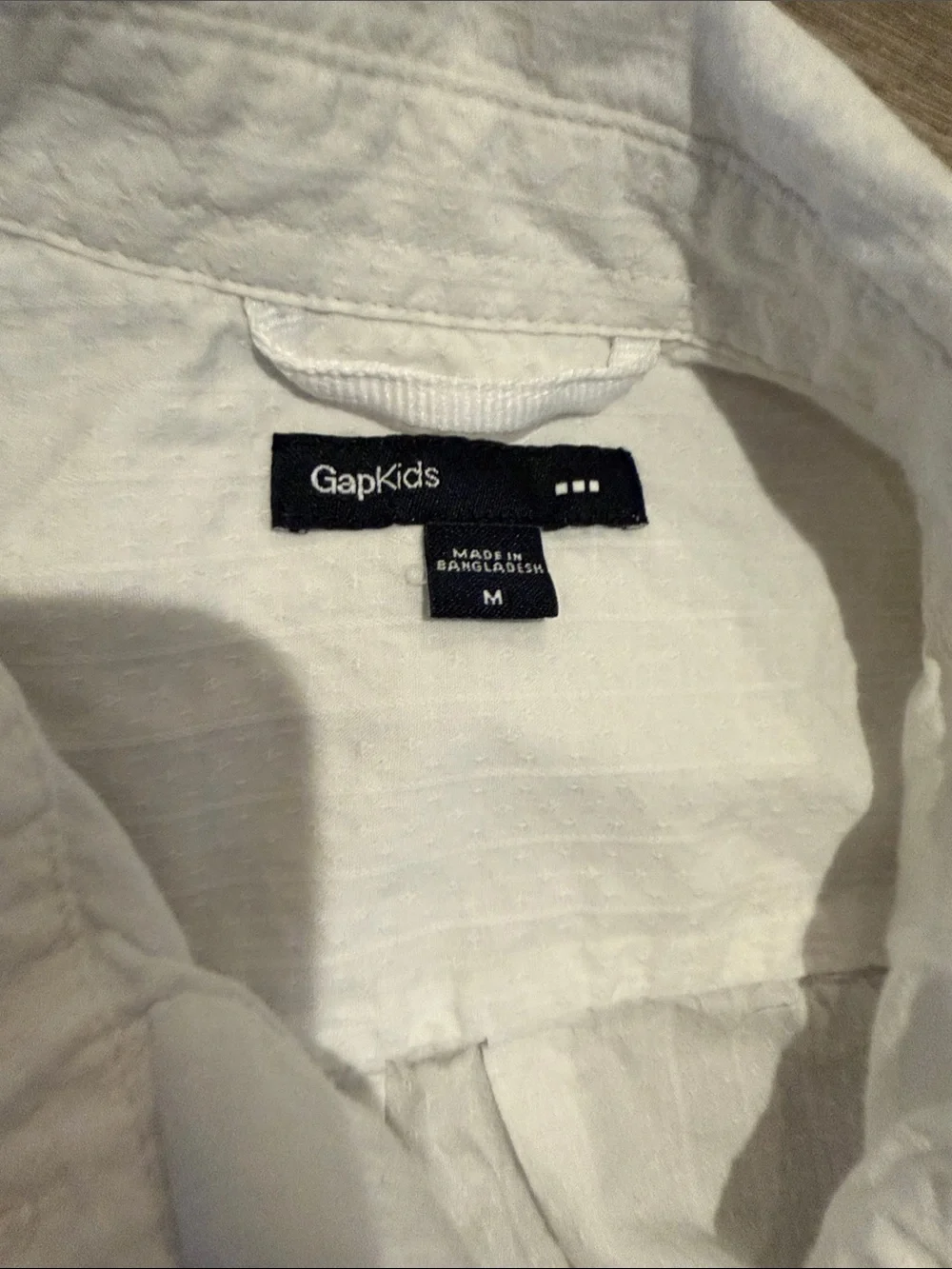 GAP White Men's Casual Button-Down Shirt